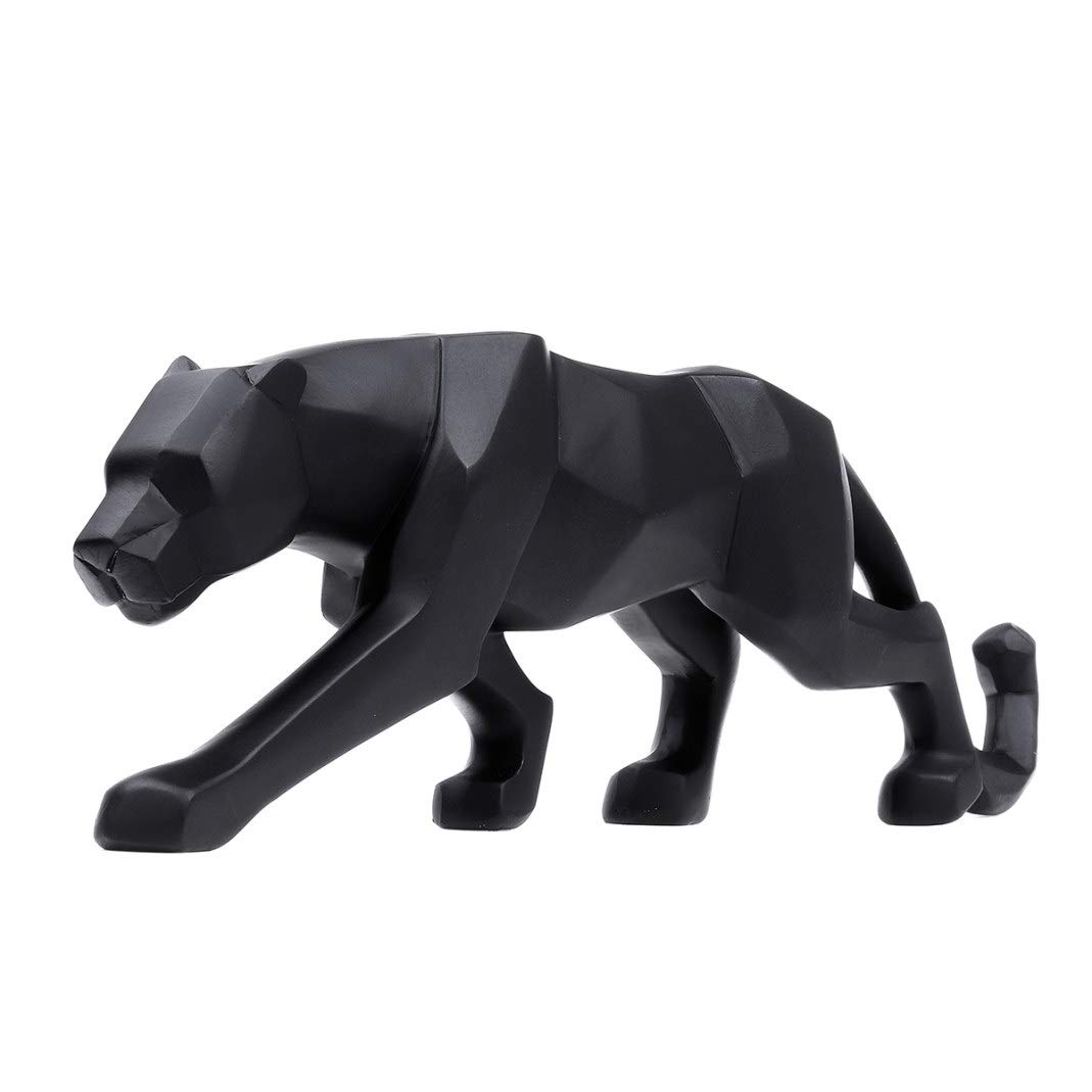 Handmade African Resin Leopard Sculpture Custom Colors and Sizes for Home Decoration Low MOQ Wholesa